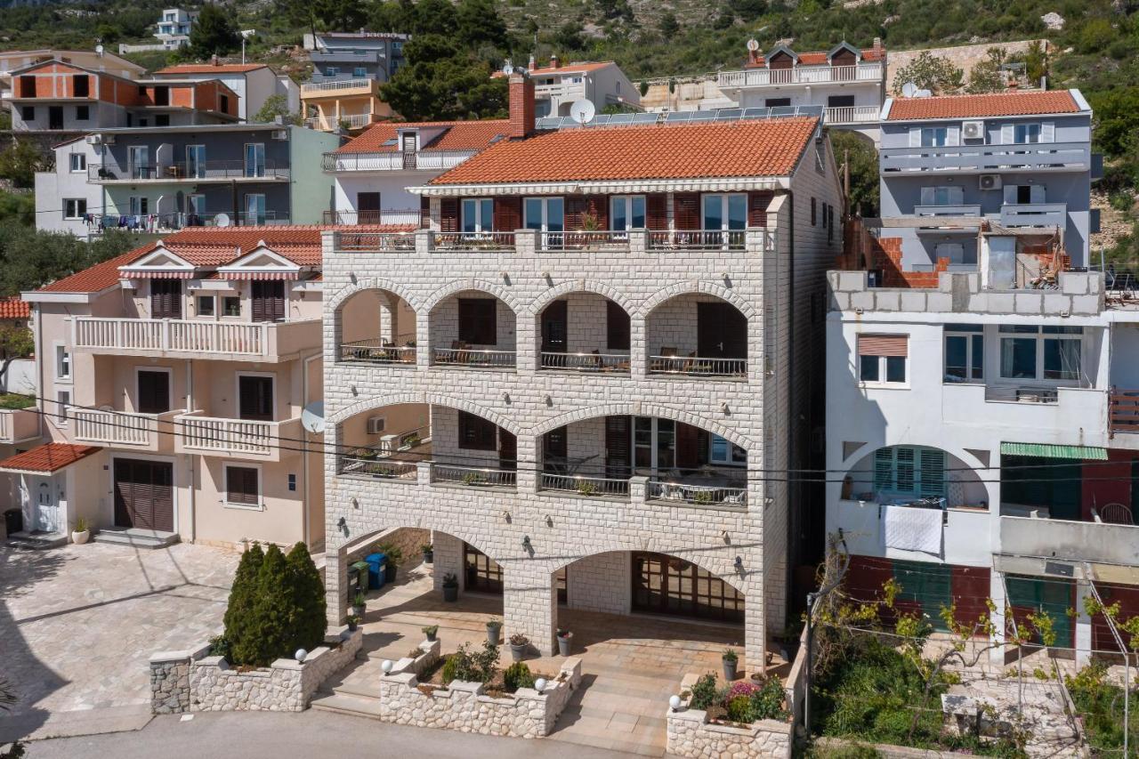 Beachfront Xxl - 2 Apartments Together - Lokva Rogoznica Esterno foto
